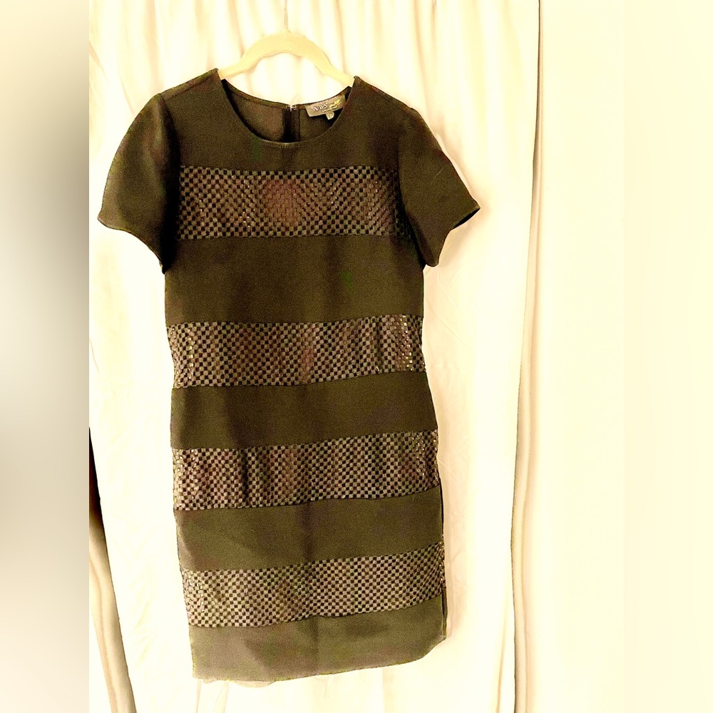 Black Dress with Black Slip by ABS